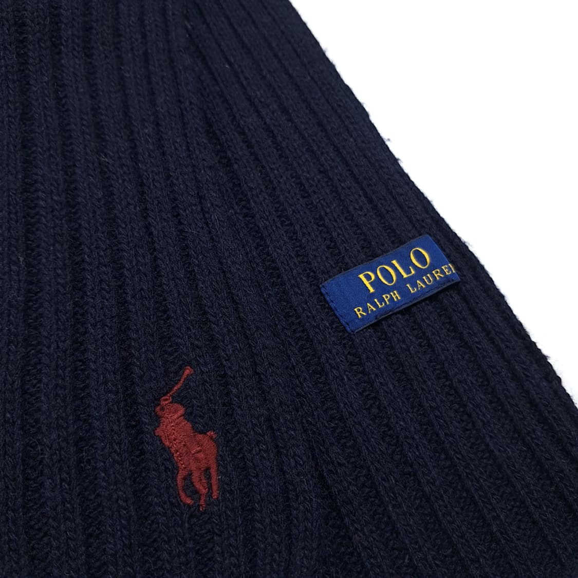 MX422 폴로 랄프 로렌 리브드 니트 머플러 상품이미지6