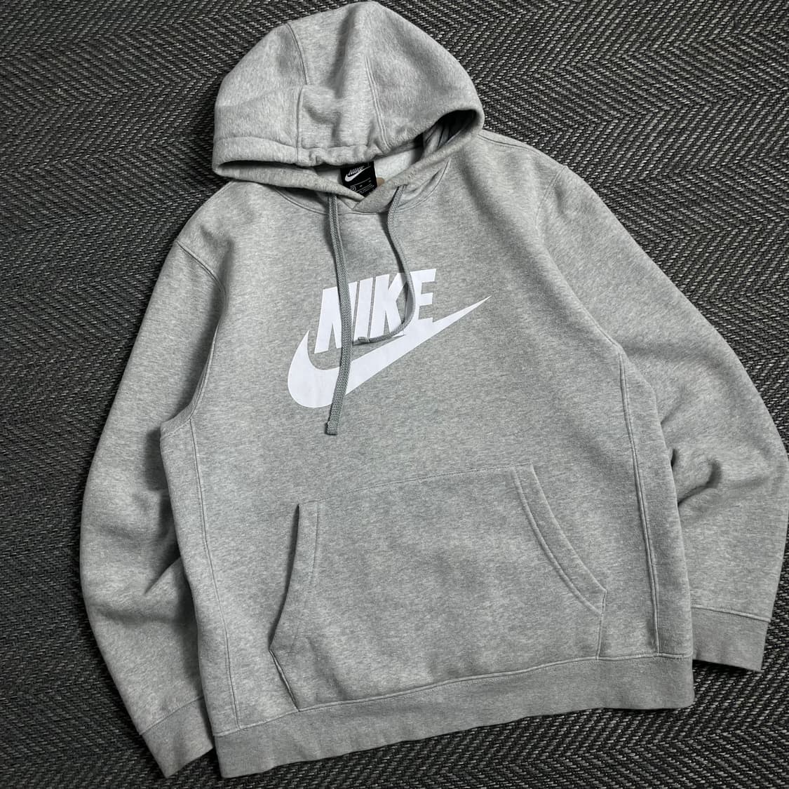 나이키 NSW 스우시 그레이 기모 후드 티셔츠y 4451 상품이미지1
