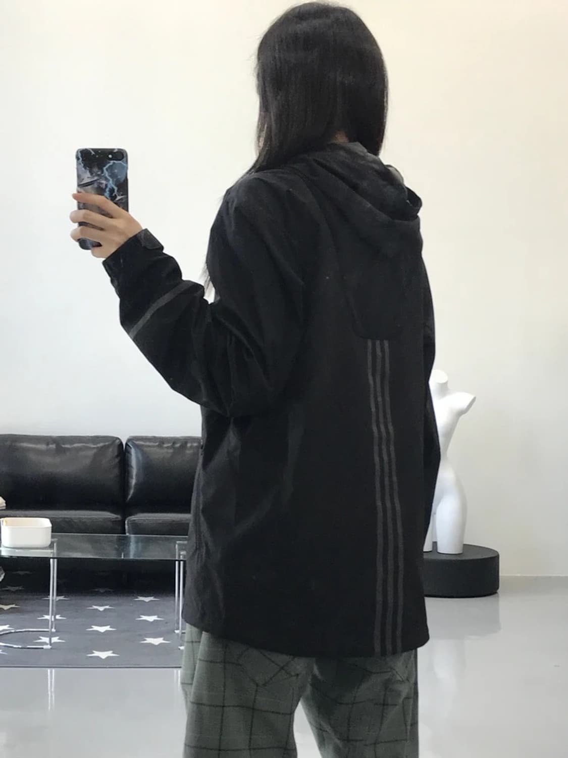 아디다스 고프코어 블랙 바람막이 상품이미지3