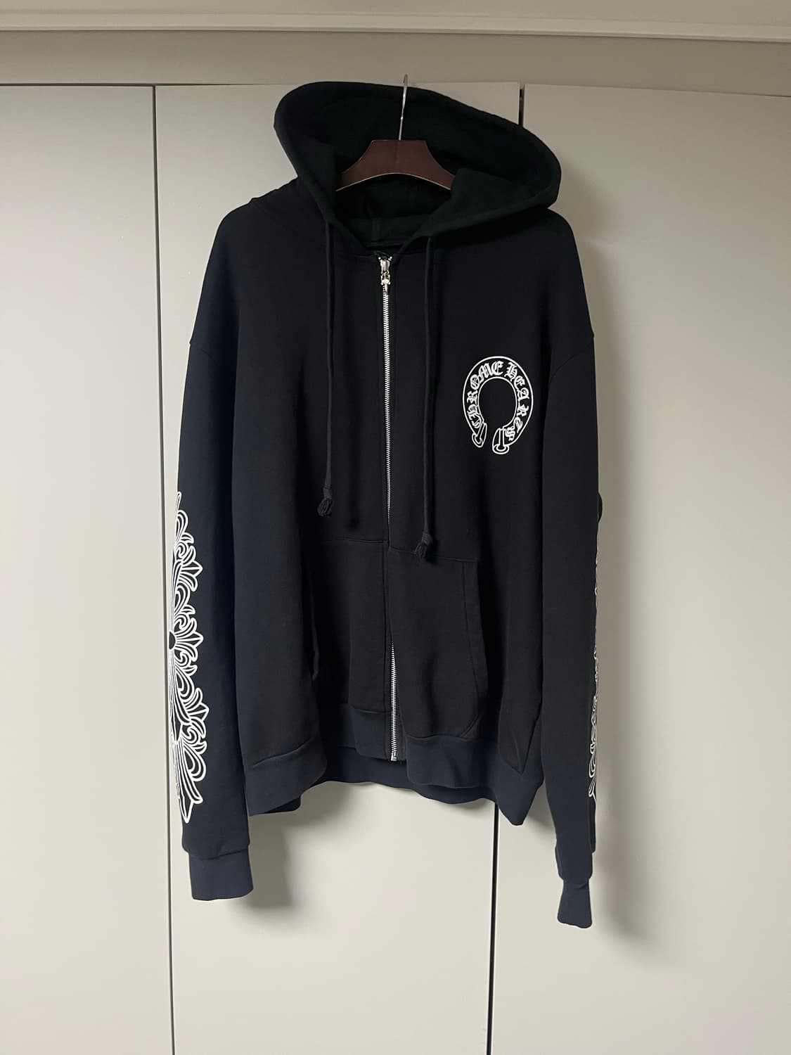 크롬하츠 홀스슈 플로랄 후드집업 L 상품이미지1