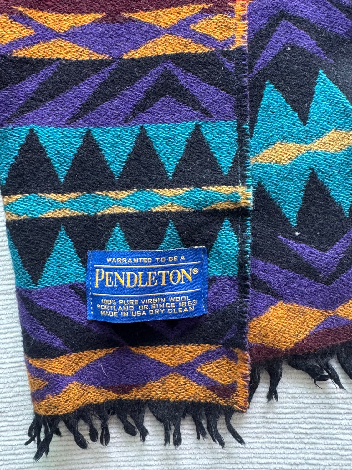 Pendleton(펜들턴) 100% 버진 울 머플러 상품이미지2