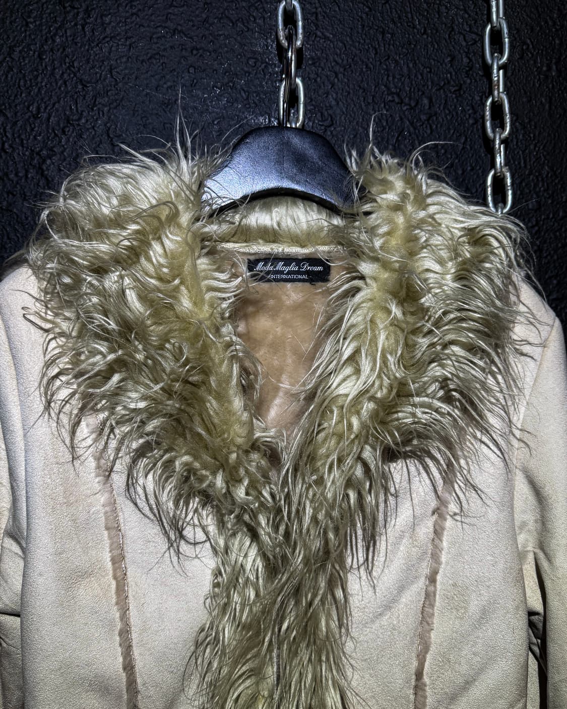 Faux Fur Trim Beige Jacket 상품이미지3