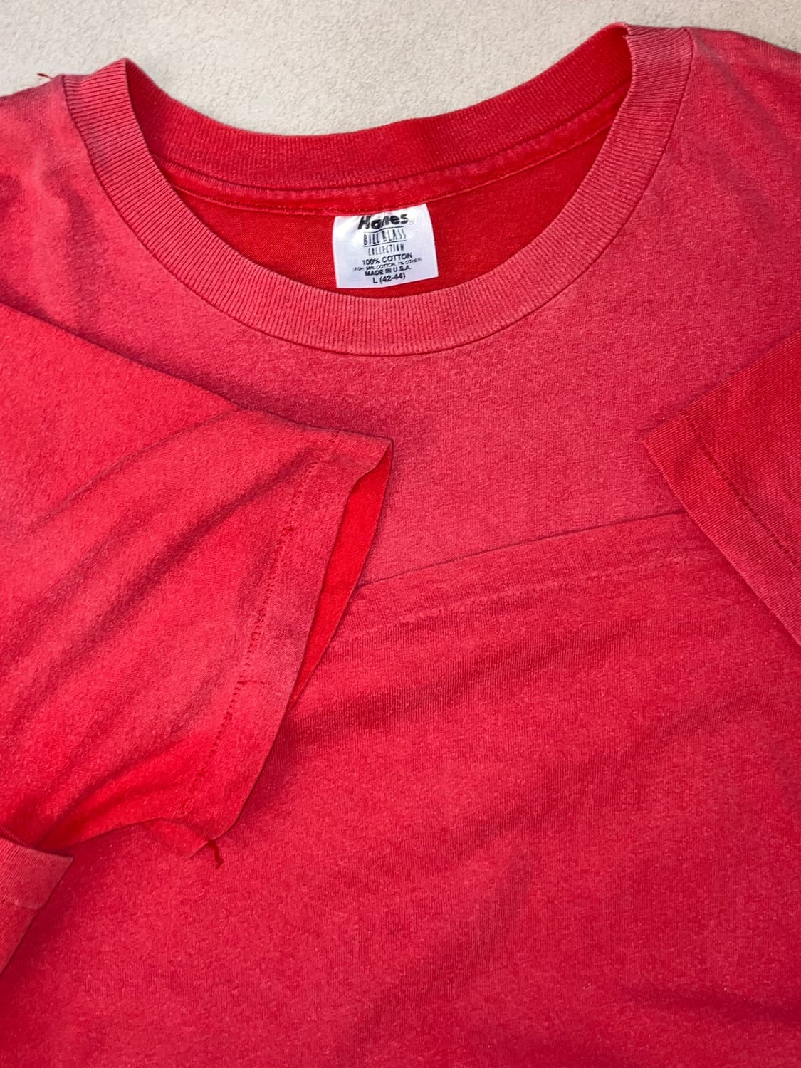 90s hanes sun faded pocket T shirts 상품이미지4