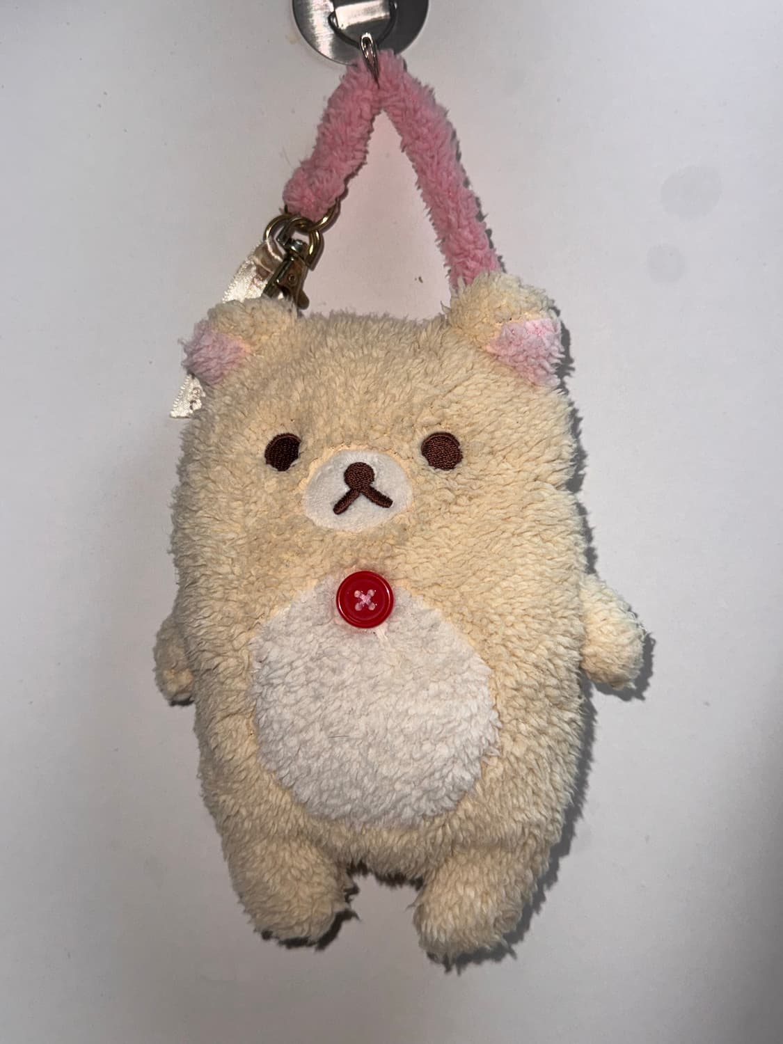 고전 코리락쿠마 스트랩파우치 동전지갑 인형 쿠지피규어가챠마스코트필통키링 상품이미지1