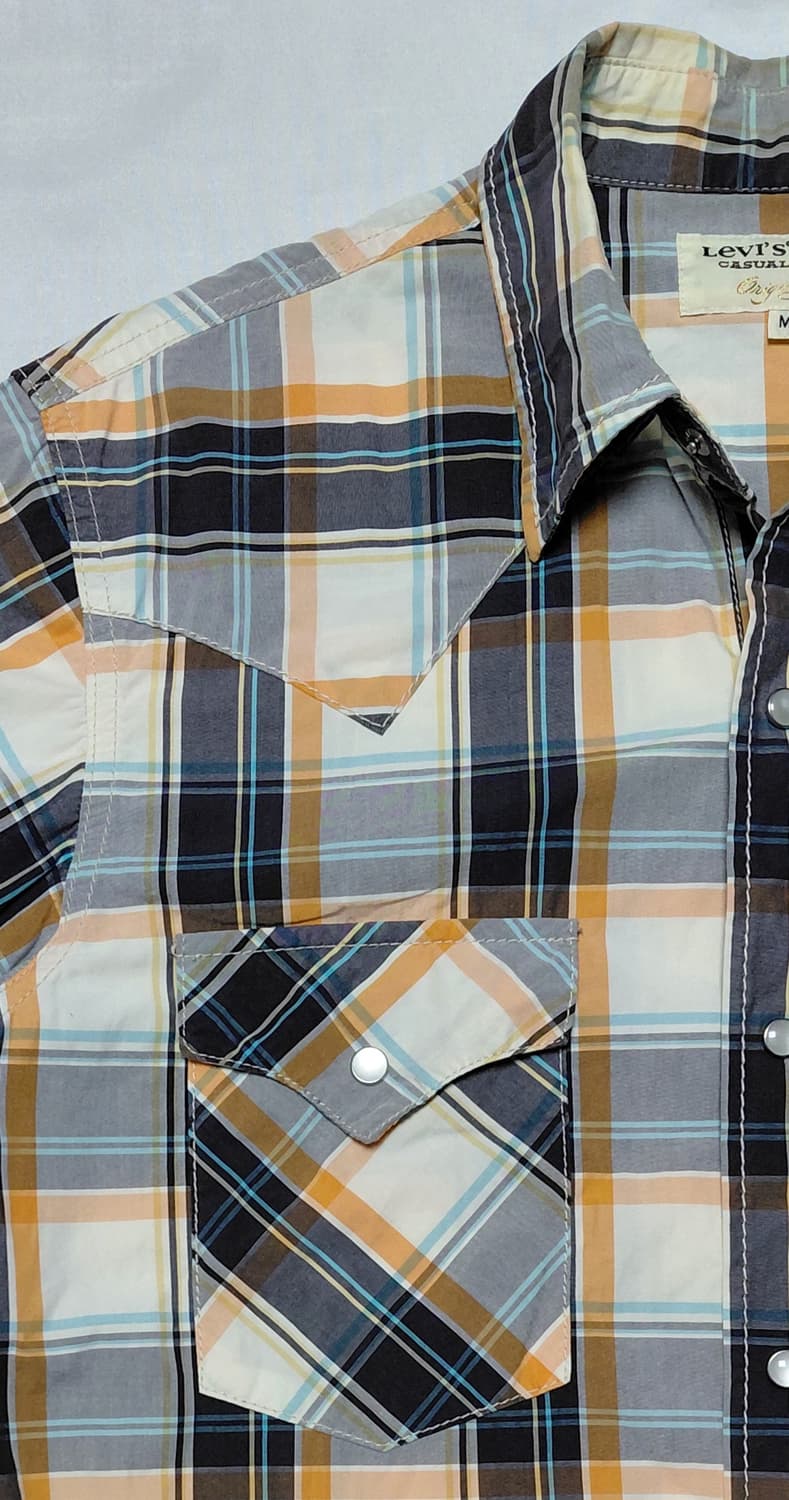 [M] 리바이스 Red Tab 빈티지 웨스턴 체크 셔츠 (08년식) 상품이미지2