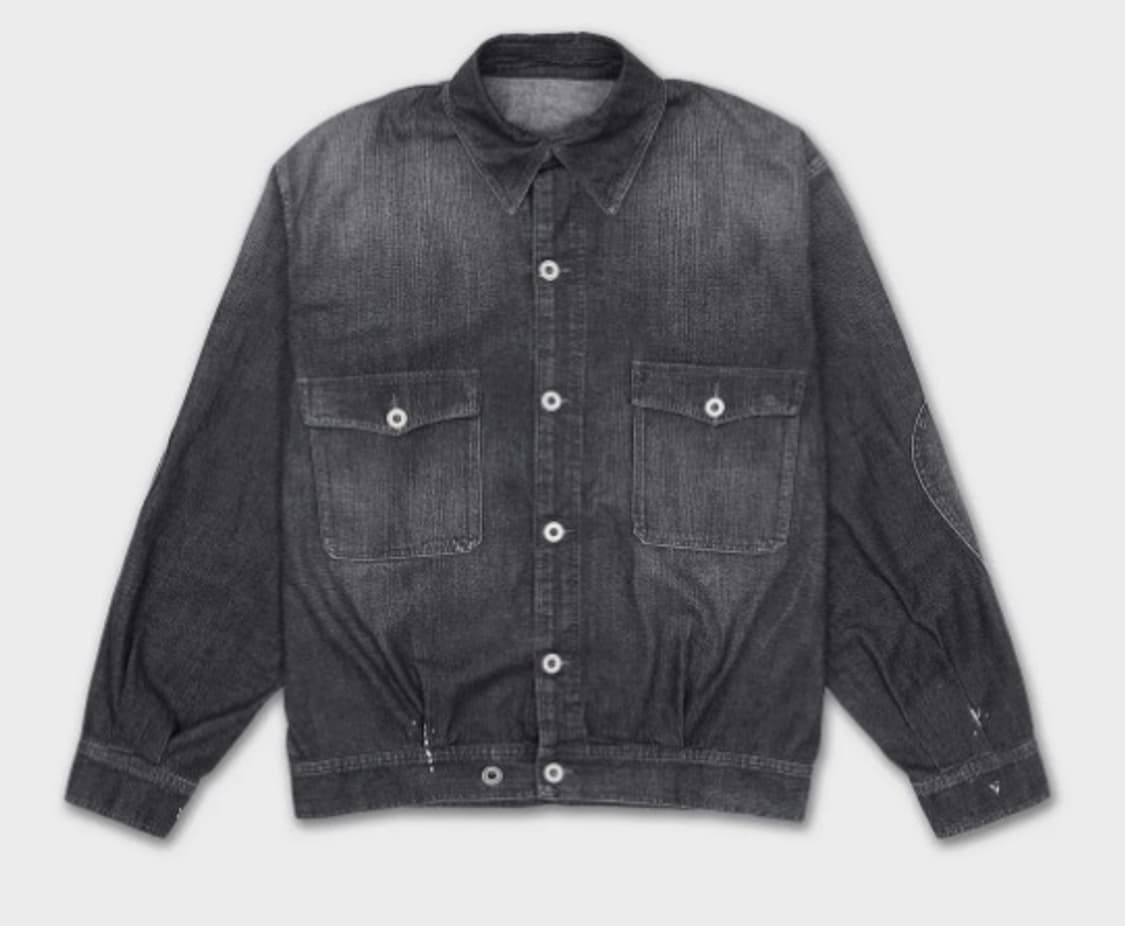 메종 마르지엘라 스톤 워시 자켓 블랙 48 상품이미지1