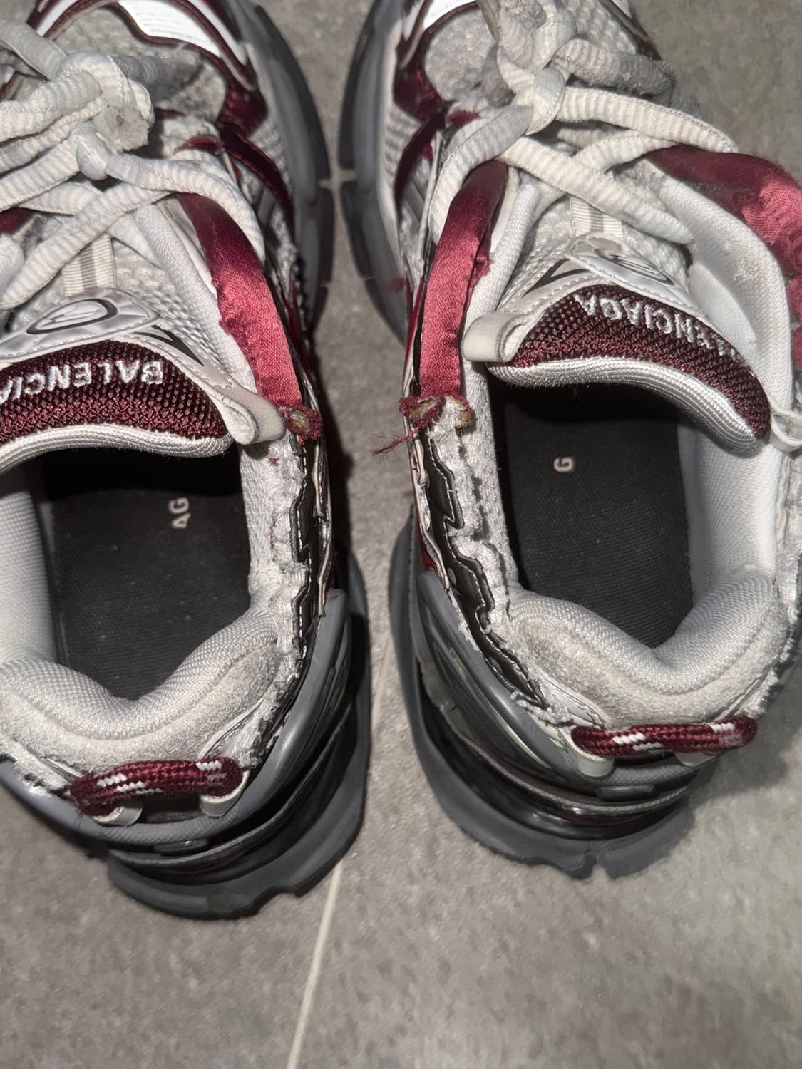 (36)발렌시아가 뉴러너 버건디 상품이미지4