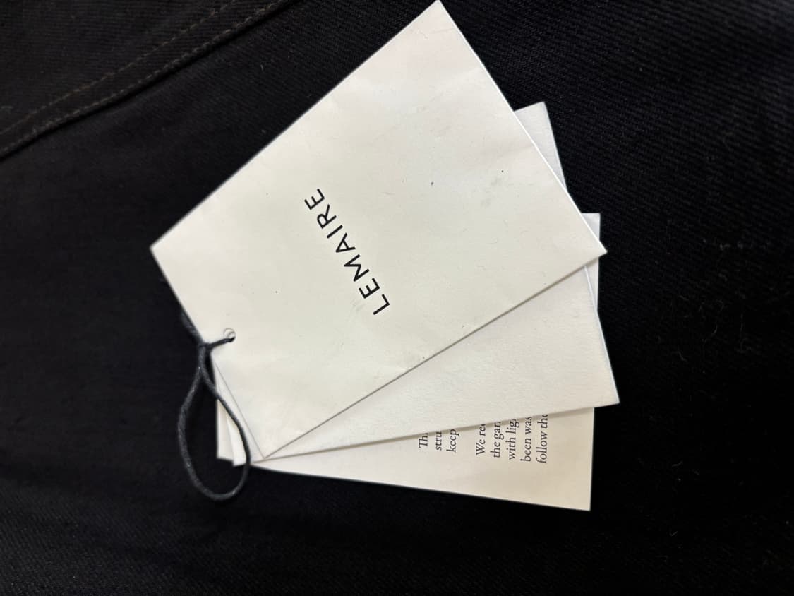 르메르 벨티드 트위스트 팬츠 블랙 S 상품이미지6