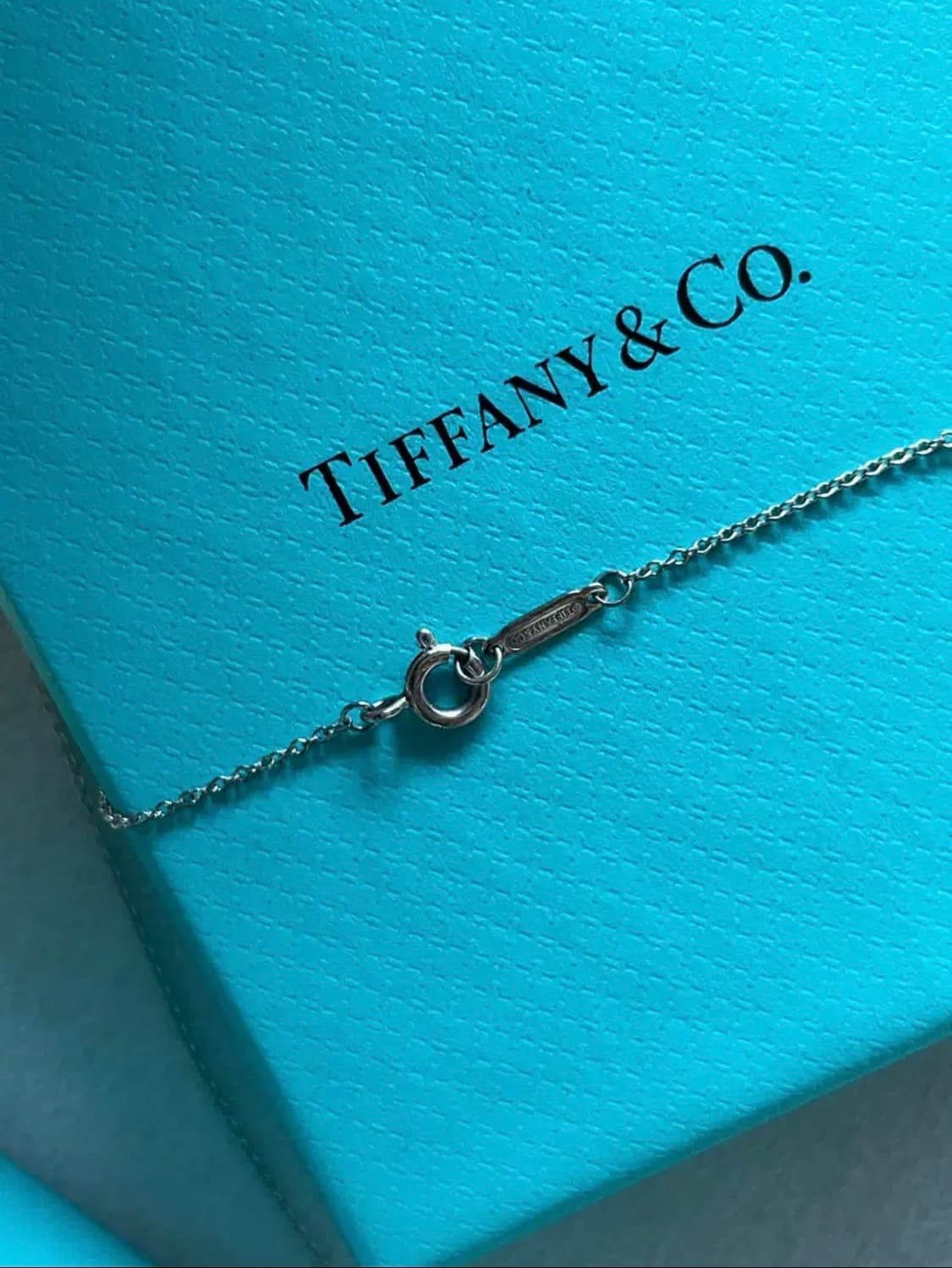 티파니 앤 코 리턴 투 티파니 블루 더블 하트 태그 펜던트 상품이미지4