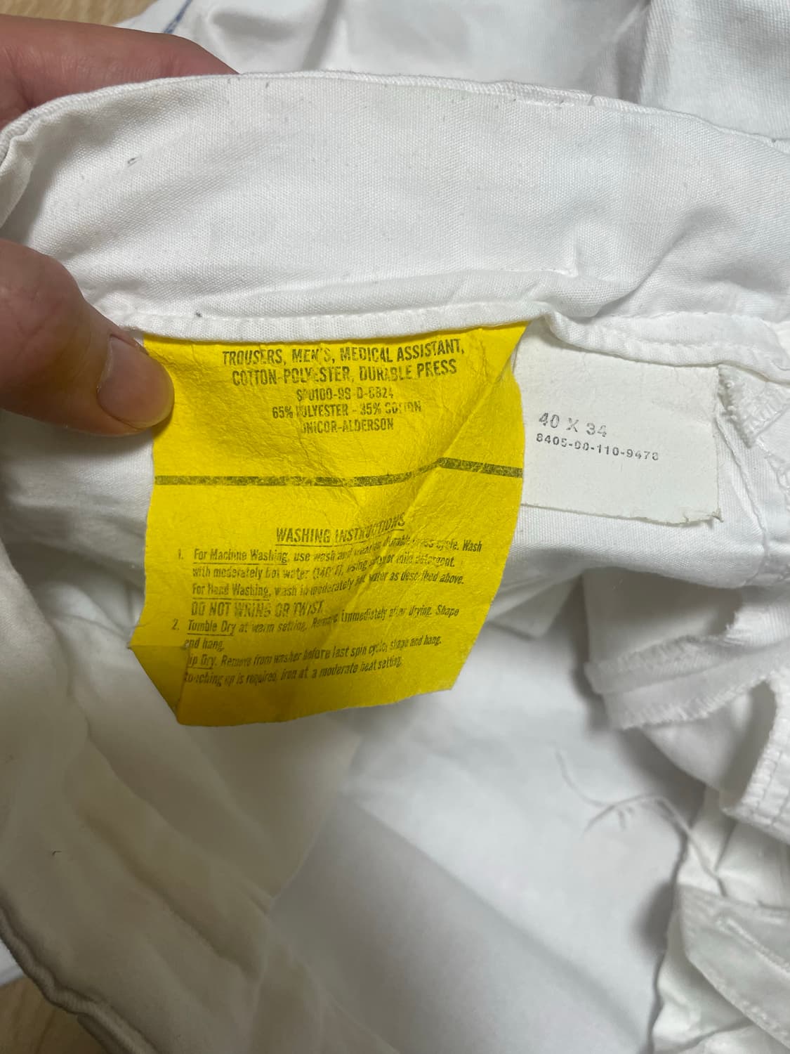 올리언스 스토어 커스텀 해군 팬츠 34 상품이미지3