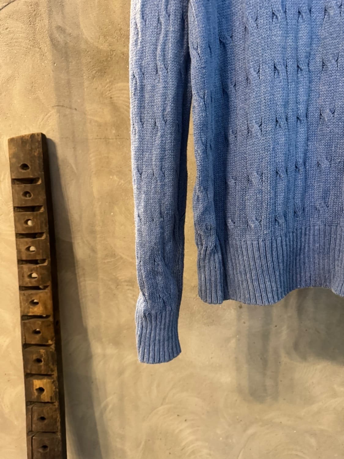 폴로 랄프로렌 100% 실크 케이블 니트 105 상품이미지5