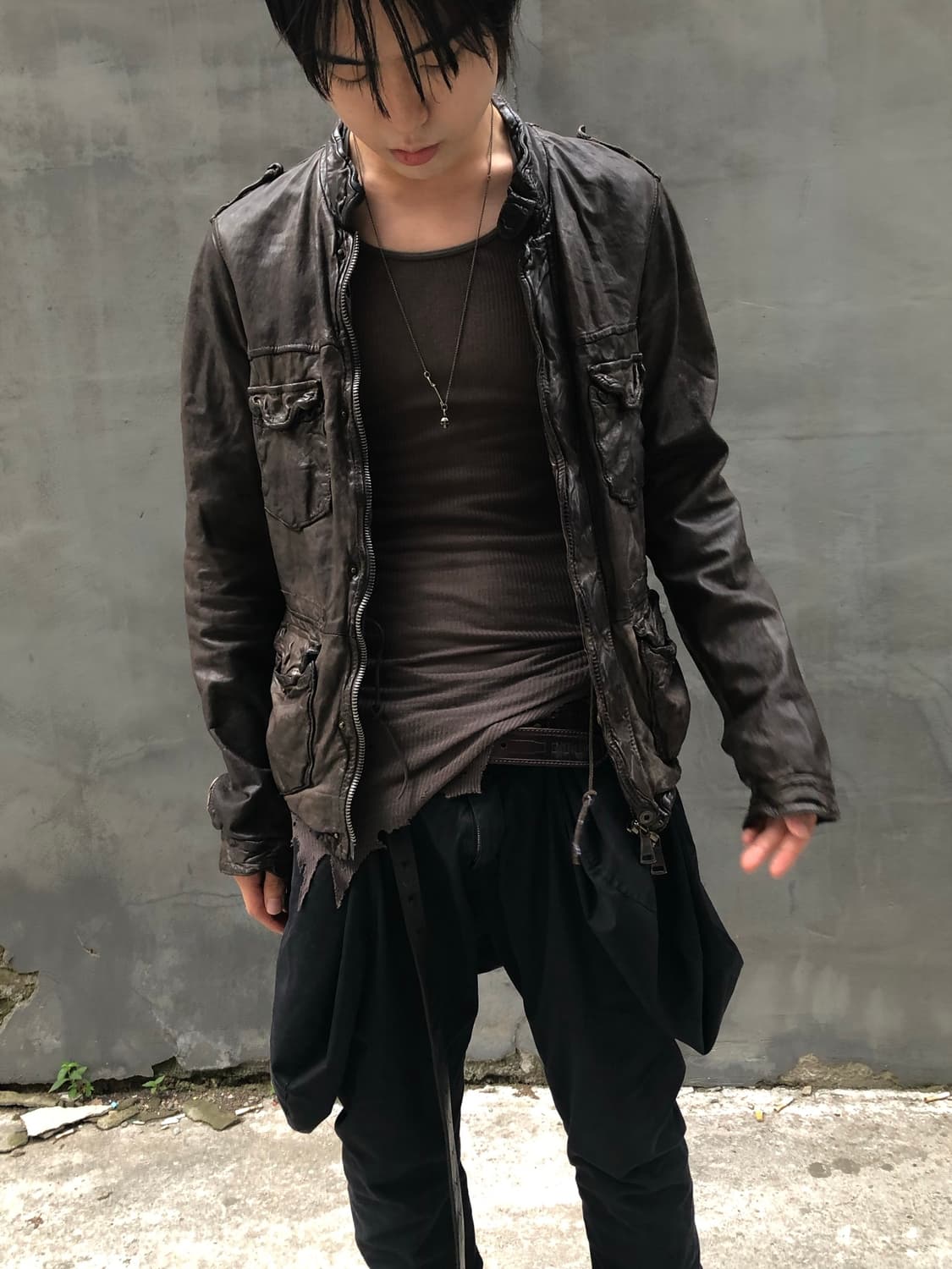 조르지오 브라토 아티잔 레더 자켓 상품이미지1
