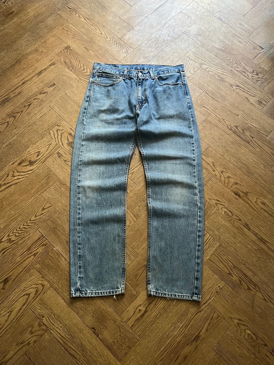 [34]리바이스 505 빈티지 워싱 스트레이트핏 데님 팬츠 상품이미지2