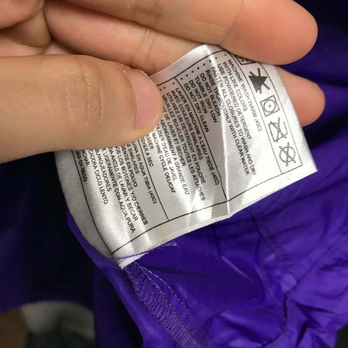 나이키 스우시 보라 올드스쿨 바람막이자켓 상품이미지4