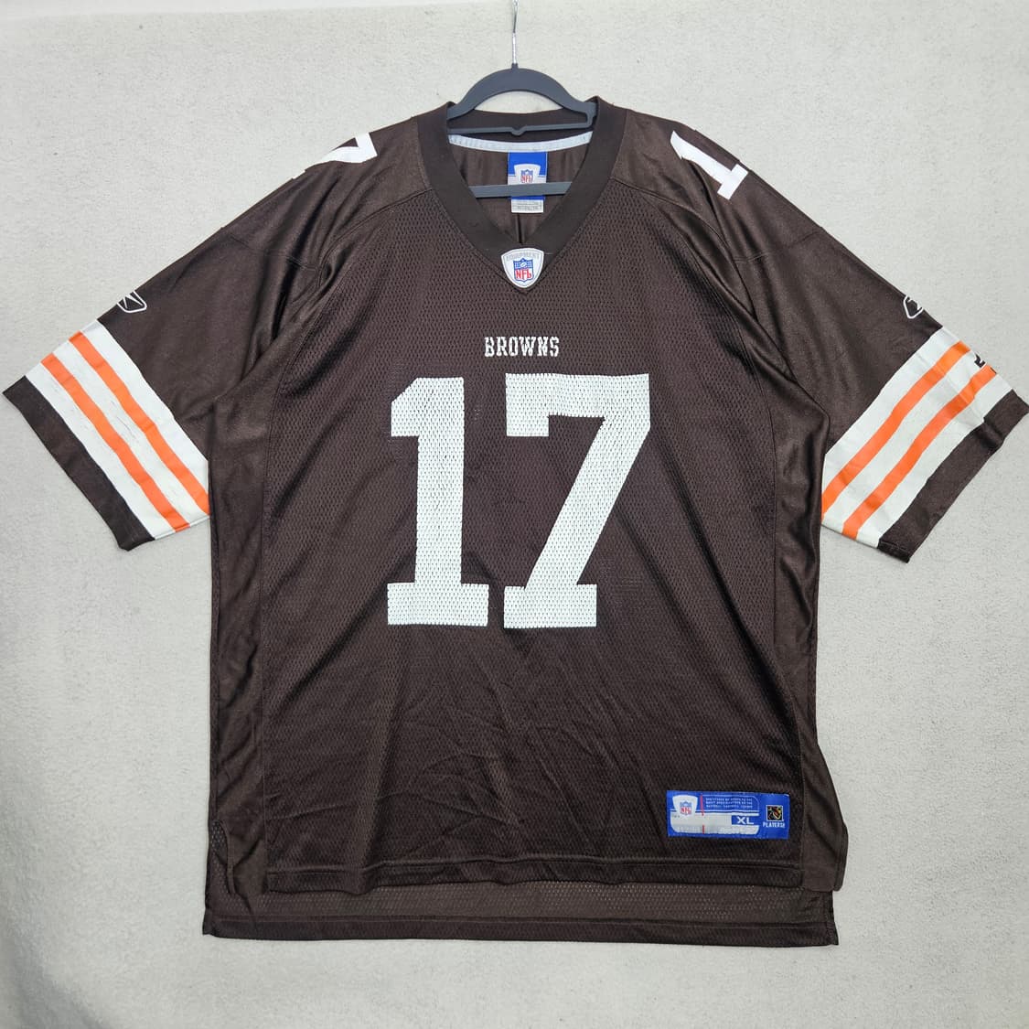 리복 NFL 클리블랜드 브라운스 풋볼 져지 XL 상품이미지1