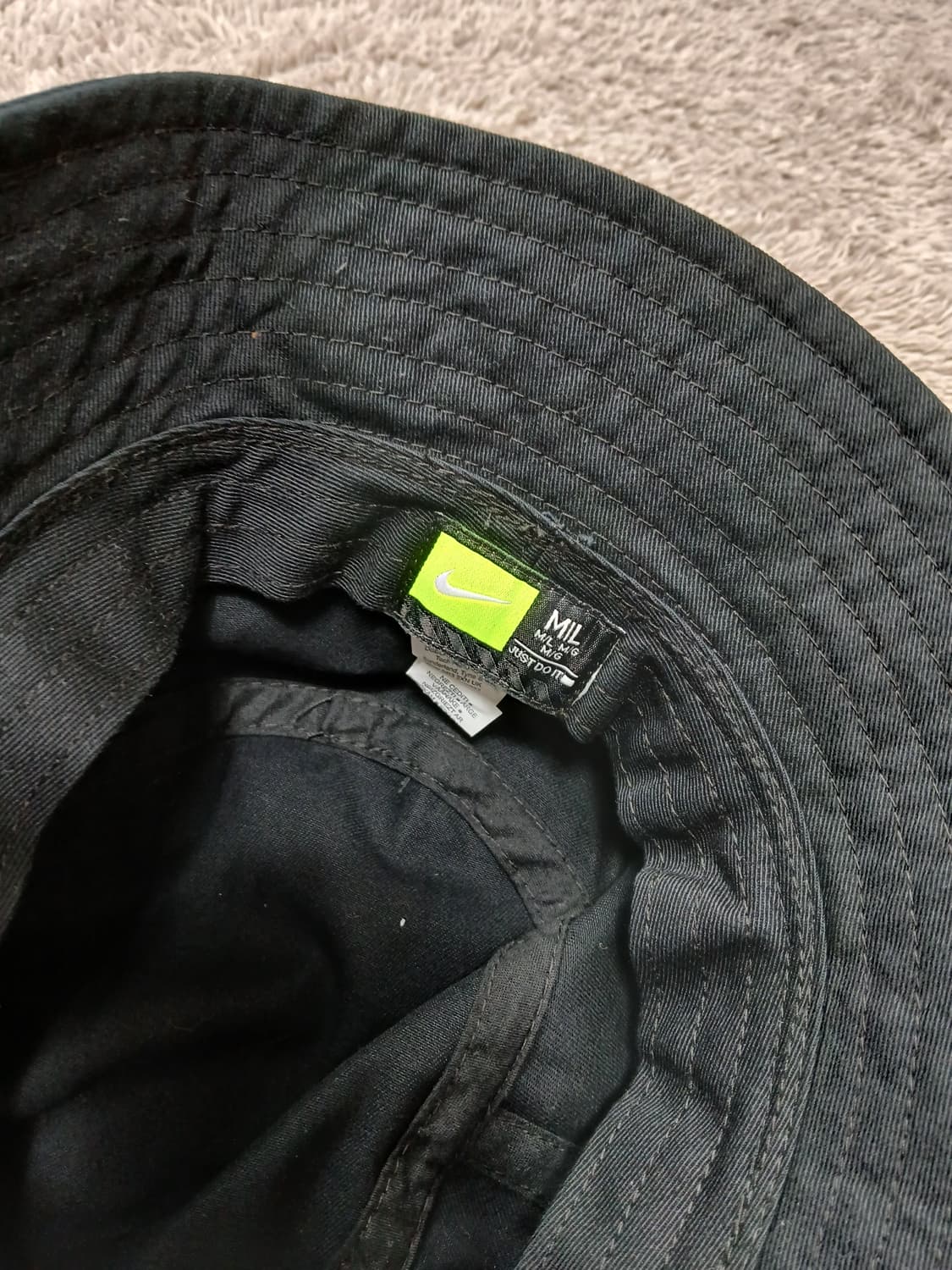 나이키 블랙 버킷햇 M/L 새제품급 상품이미지6