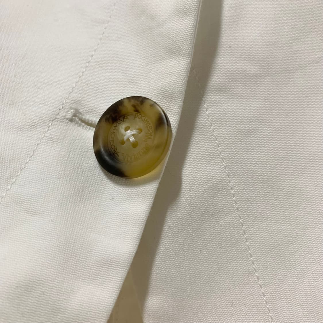 비비안 웨스트우드 화이트 트렌치 코트 상품이미지8