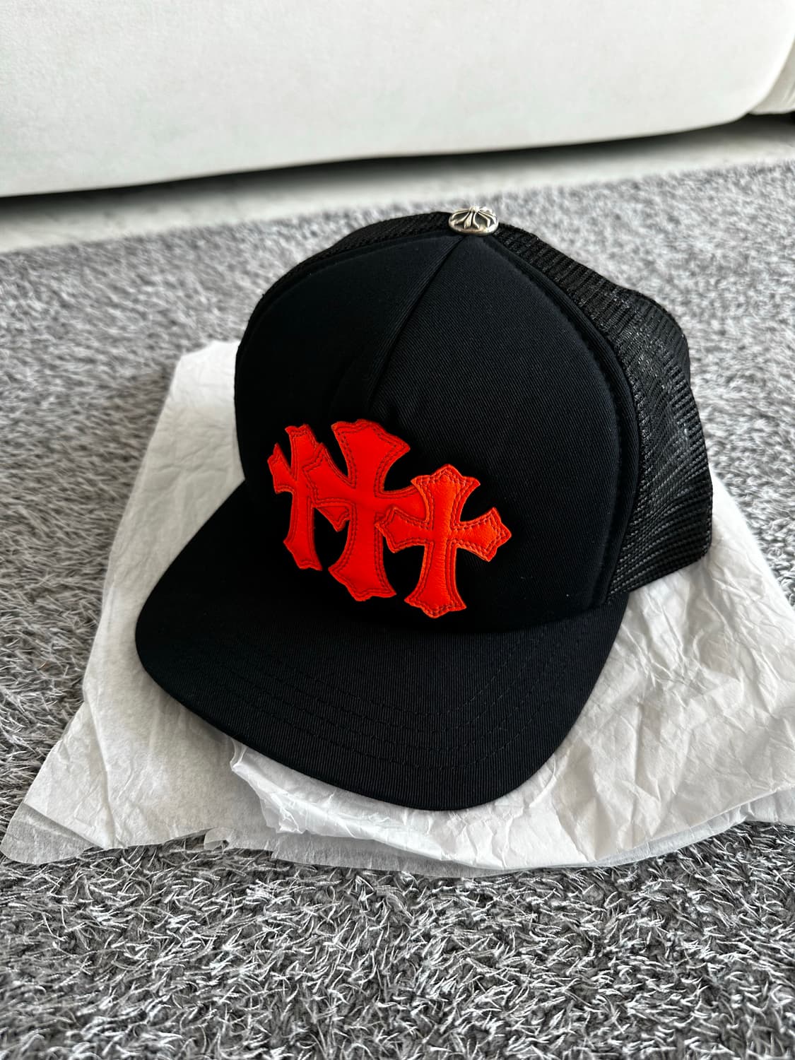 [OS]크롬하츠 오렌지패치 세메터리 캡  상품이미지1