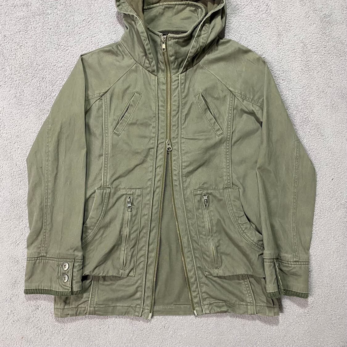 GILFY 2way 코튼 후드 자켓 상품이미지2