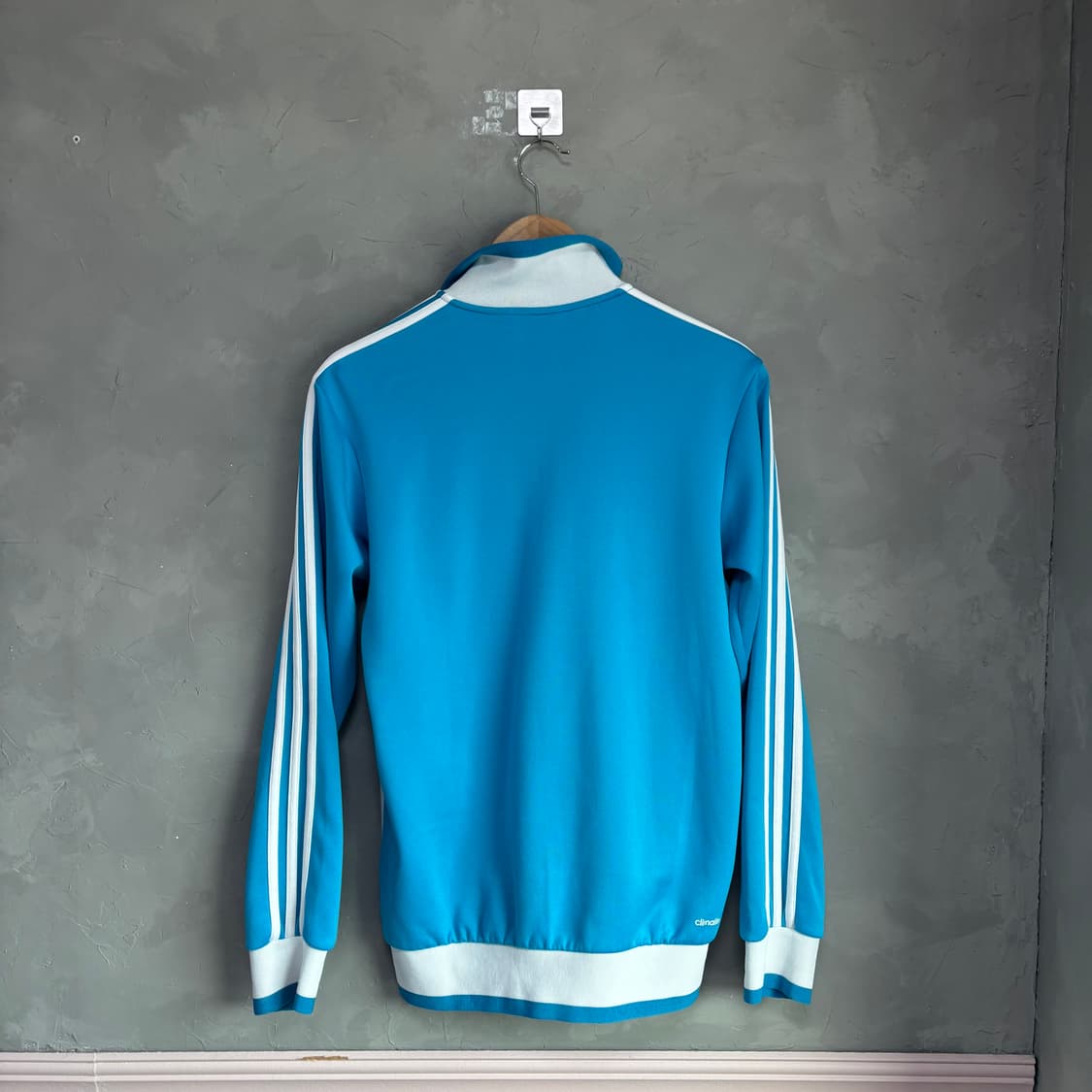 아디다스 레알마드리드 져지 트랙탑 화이트 하늘 상품이미지4