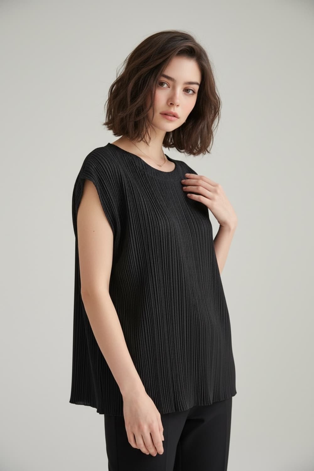 이세이미야케 플리츠플리즈  블랙 상의(4사이즈) 상품이미지1