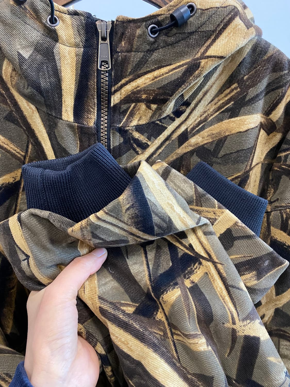 [L]콜롬비아 리얼트리 카모 플리츠 후드 집업 상품이미지4