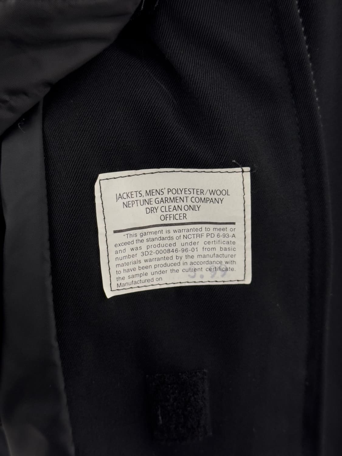 US Neptune Garment 오피서 블루종 상품이미지7