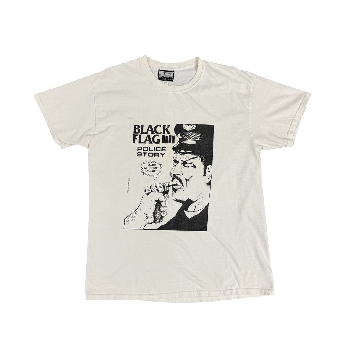 빈티지 00s Black Flag 블랙 플래그 폴리스스토리 티셔츠 상품이미지1