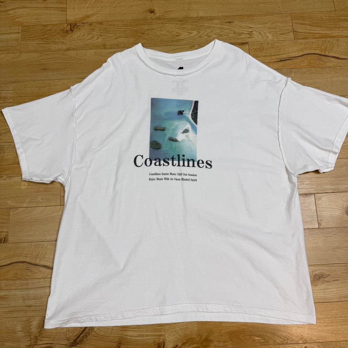 이즈네스 뮤직 isness music 반팔 티셔츠 화이트 상품이미지2