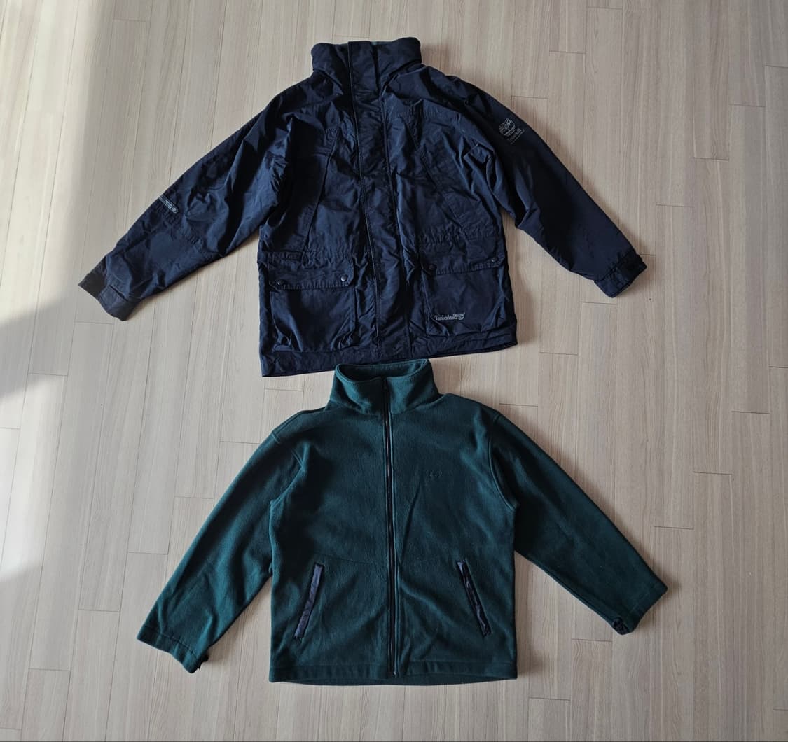 L (체감 105 XL) 팀버랜드 파카 점퍼 후리스 플리스 내피 탈착형 상품이미지2