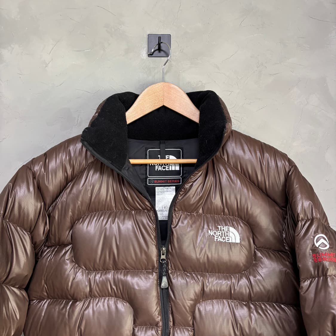 노스페이스 900 써밋 구스다운 패딩 브라운 해외판 상품이미지2