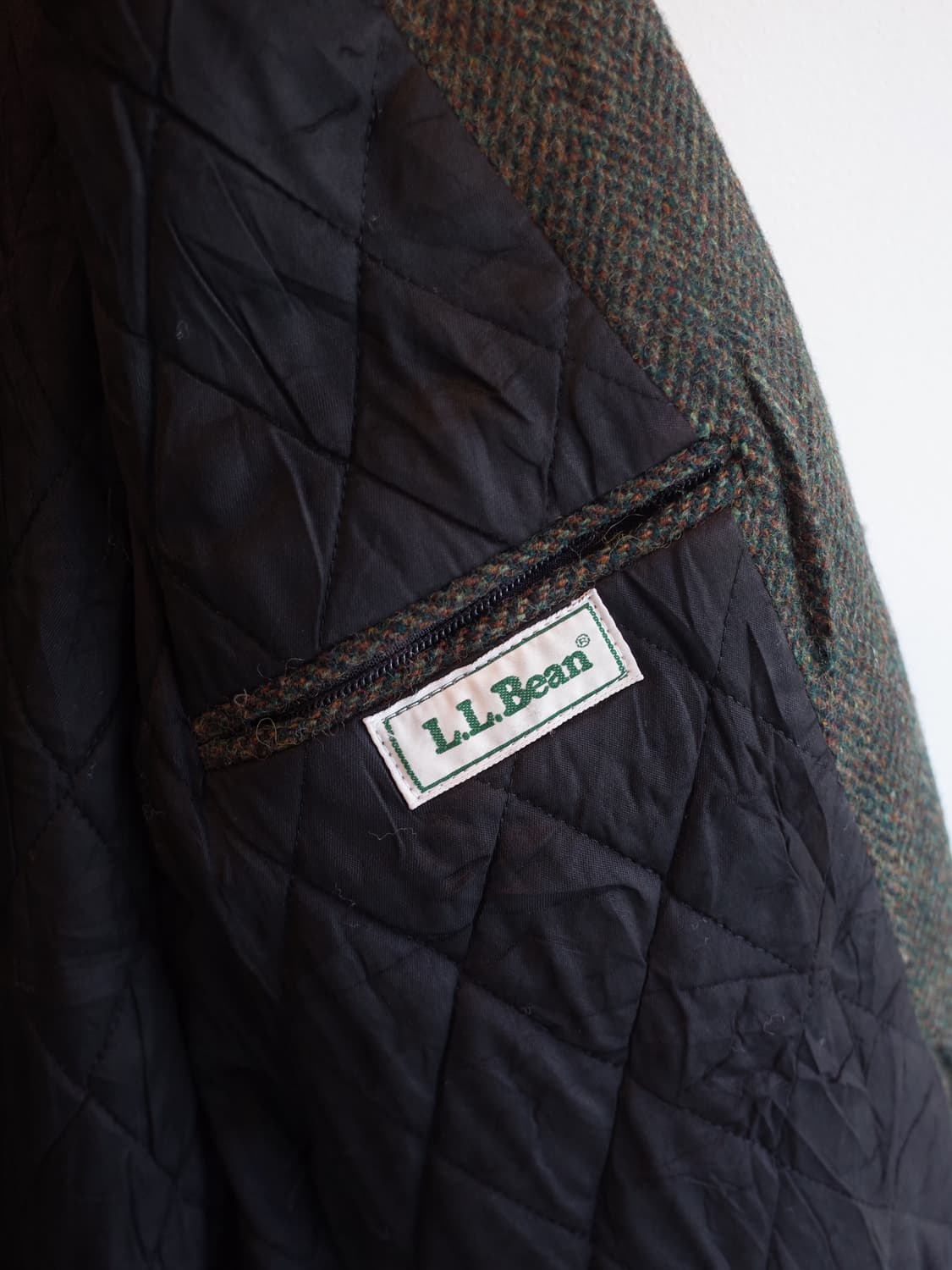 L.L.Bean엘엘빈 헤링본 울 자켓(usa made) 상품이미지3