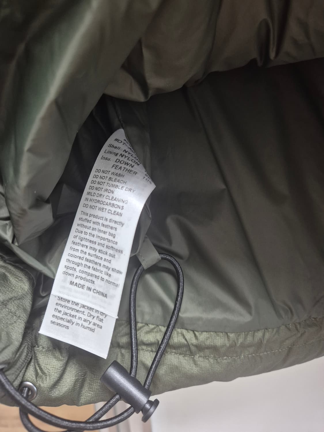 25년 신상 단톤 다운 후드 패딩 -340000(국내가 76만)-최종가 상품이미지9