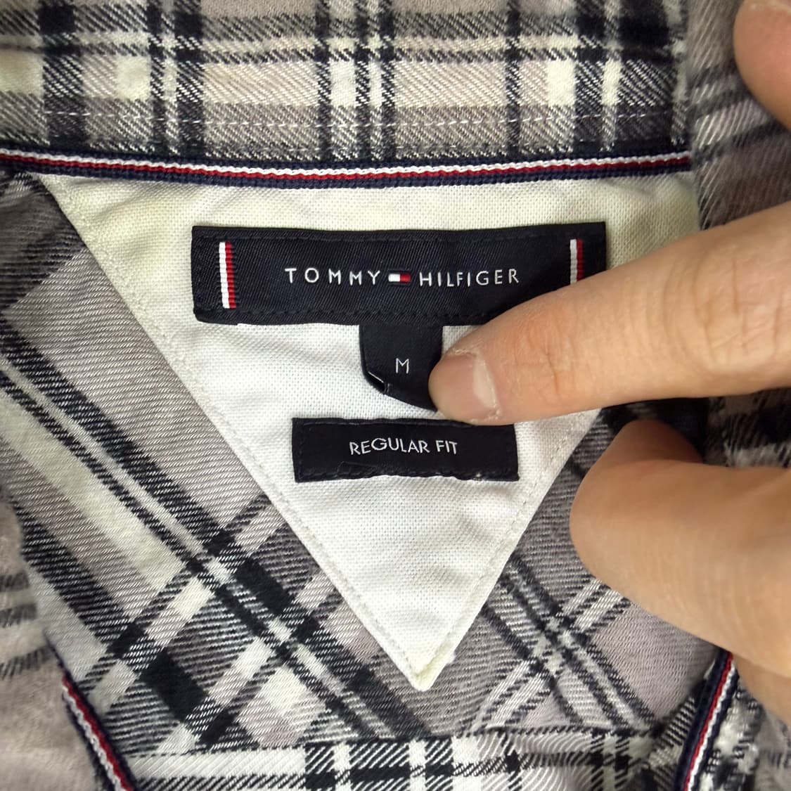 M 타미힐피거 레귤러핏 체크셔츠0126T1 상품이미지3