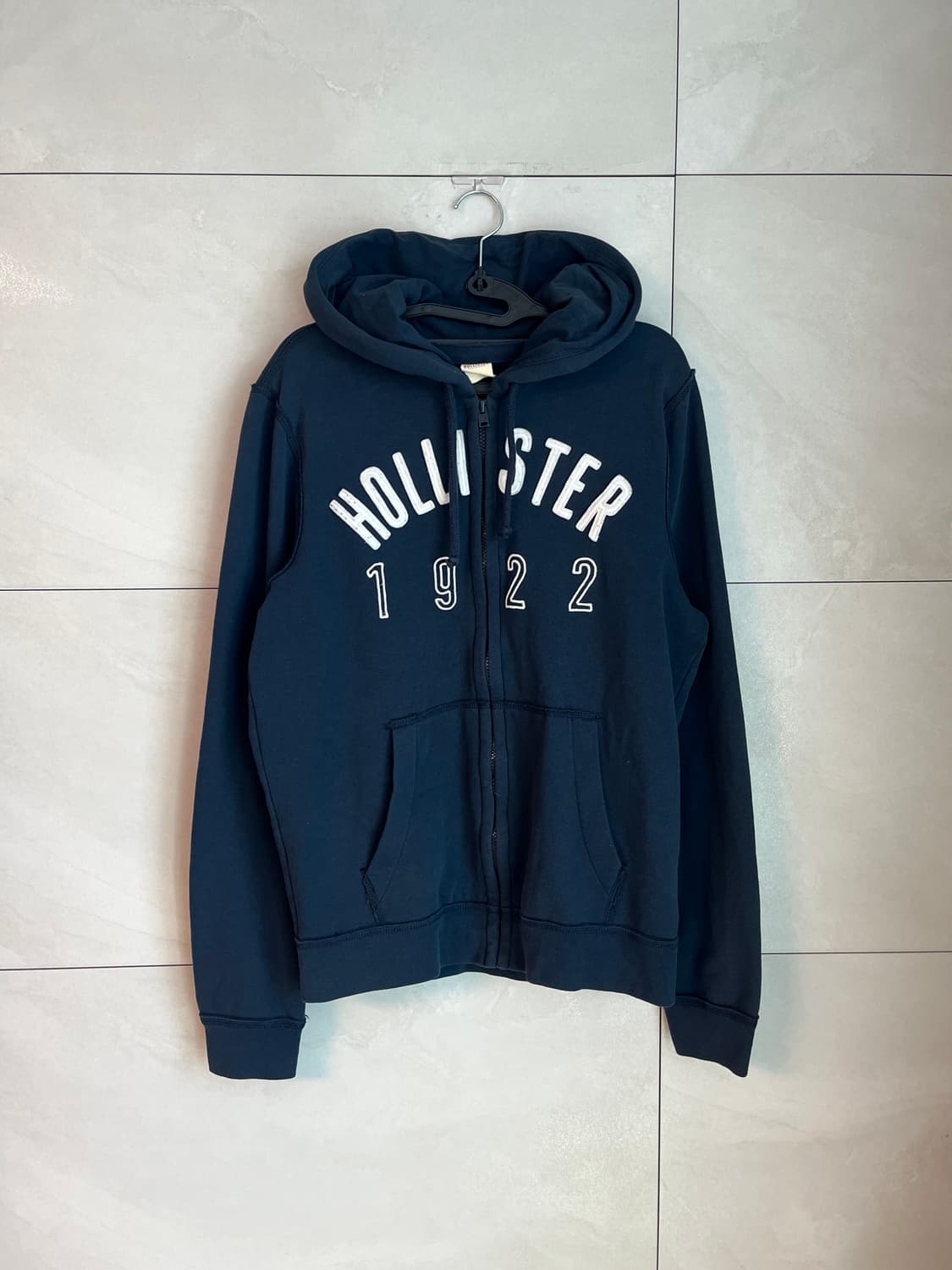 홀리스터 스펠로고 네이비 후드집업 [M] 상품이미지1
