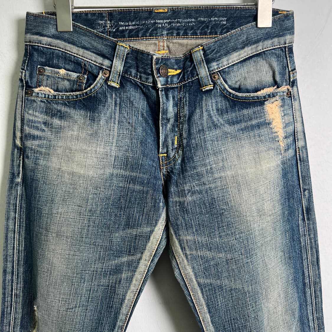 Edwin 에드윈 디스트레스드 데님 팬츠 27 상품이미지3