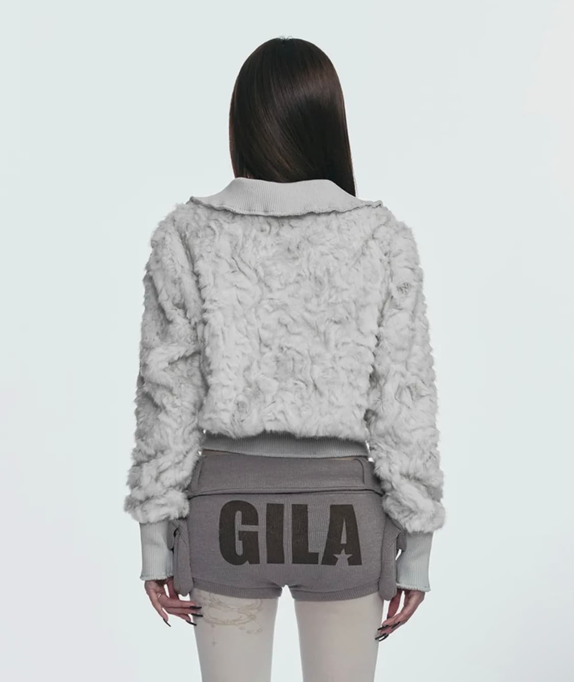 길라아카이브 폭스 퍼 벨트 집 자켓 상품이미지2