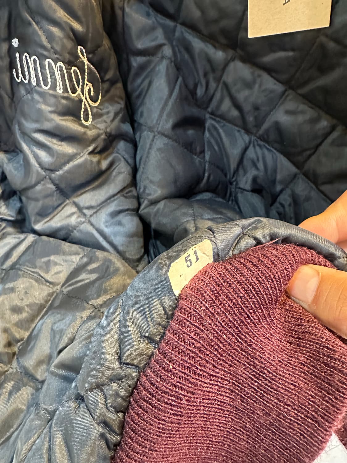 90s Butwin 바시티 레터맨 자켓 made in usa 상품이미지10