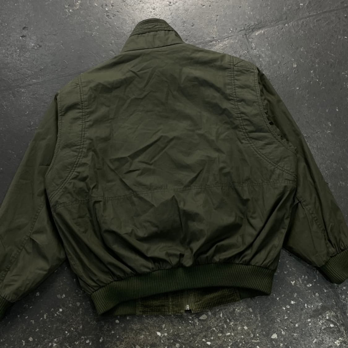 100 란셀 빈티지 봄버 자켓 상품이미지5