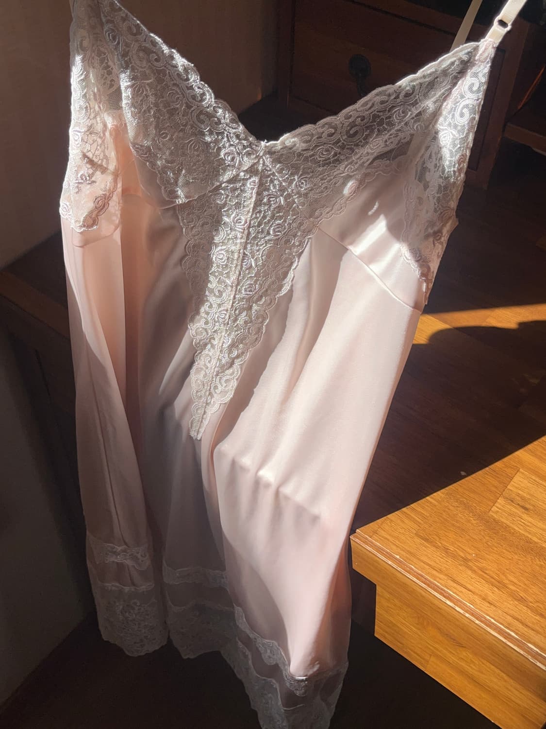 파우더핑크 슬립 원피스 상품이미지3