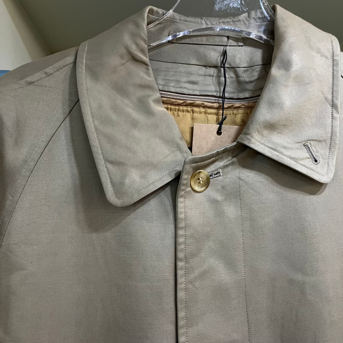 버버리 프레스티지 컬렉션 카키 내피 카코트 S 상품이미지4