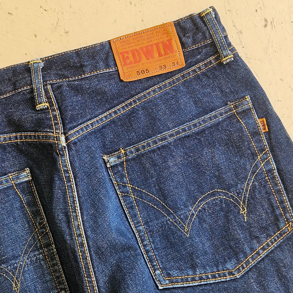 EDWIN 505 SELVEGE DENIM 에드윈 셀비지 데님 33 상품이미지9
