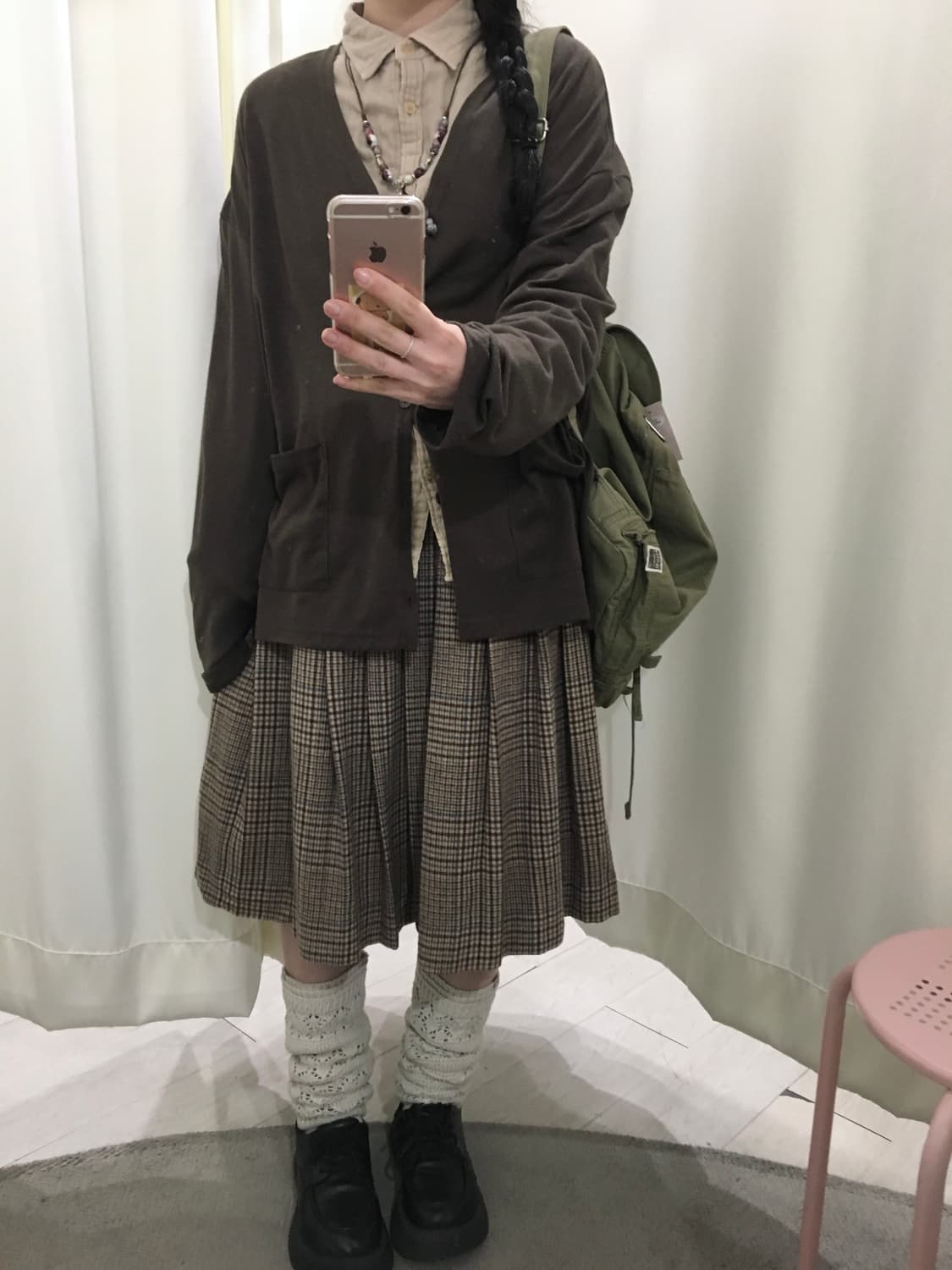 NEW YORKER check skirt 상품이미지6