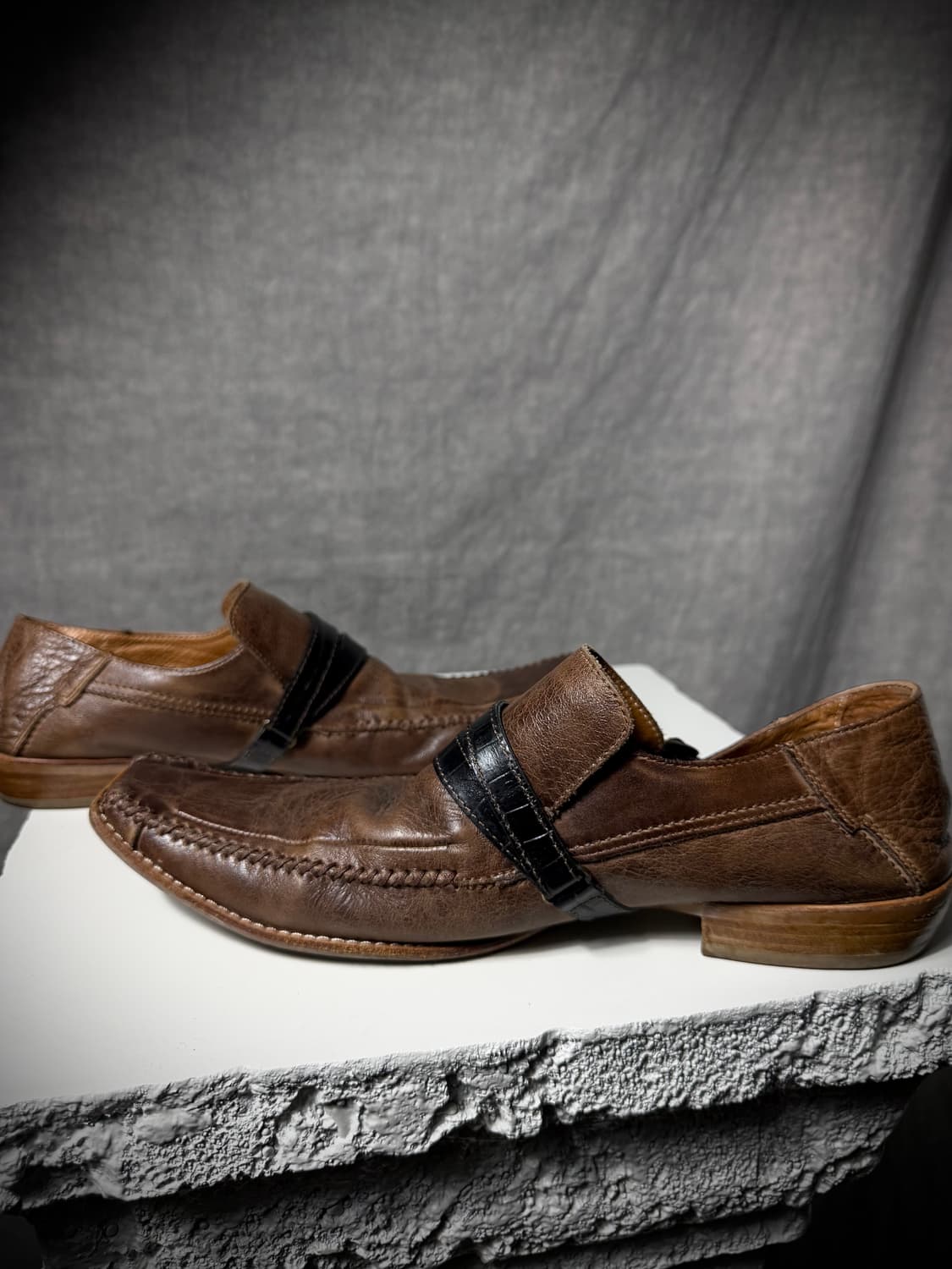 Whoop De Doo Double Strap Leather Shoes 상품이미지4