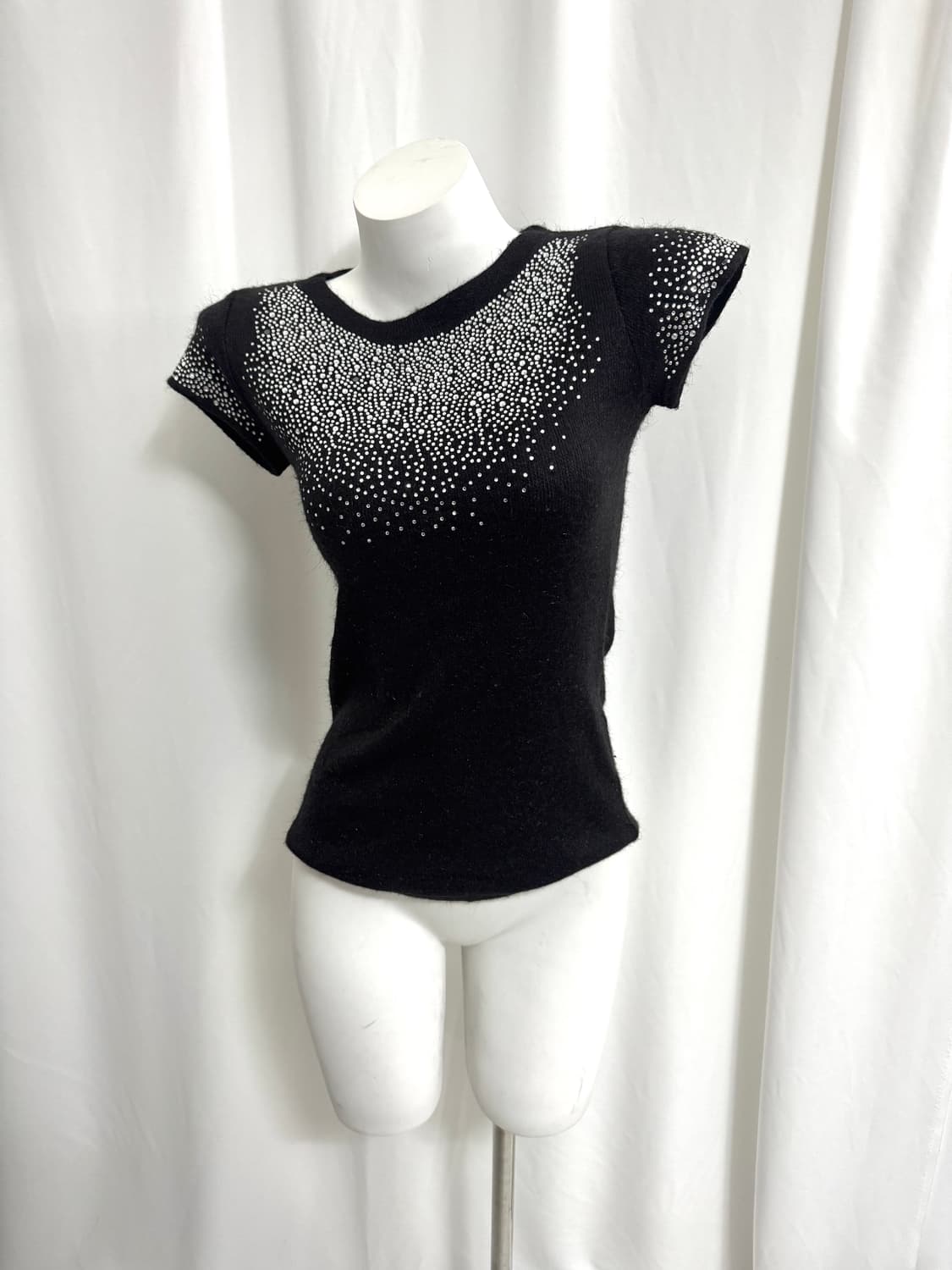 Cubic knit slim top 상품이미지4