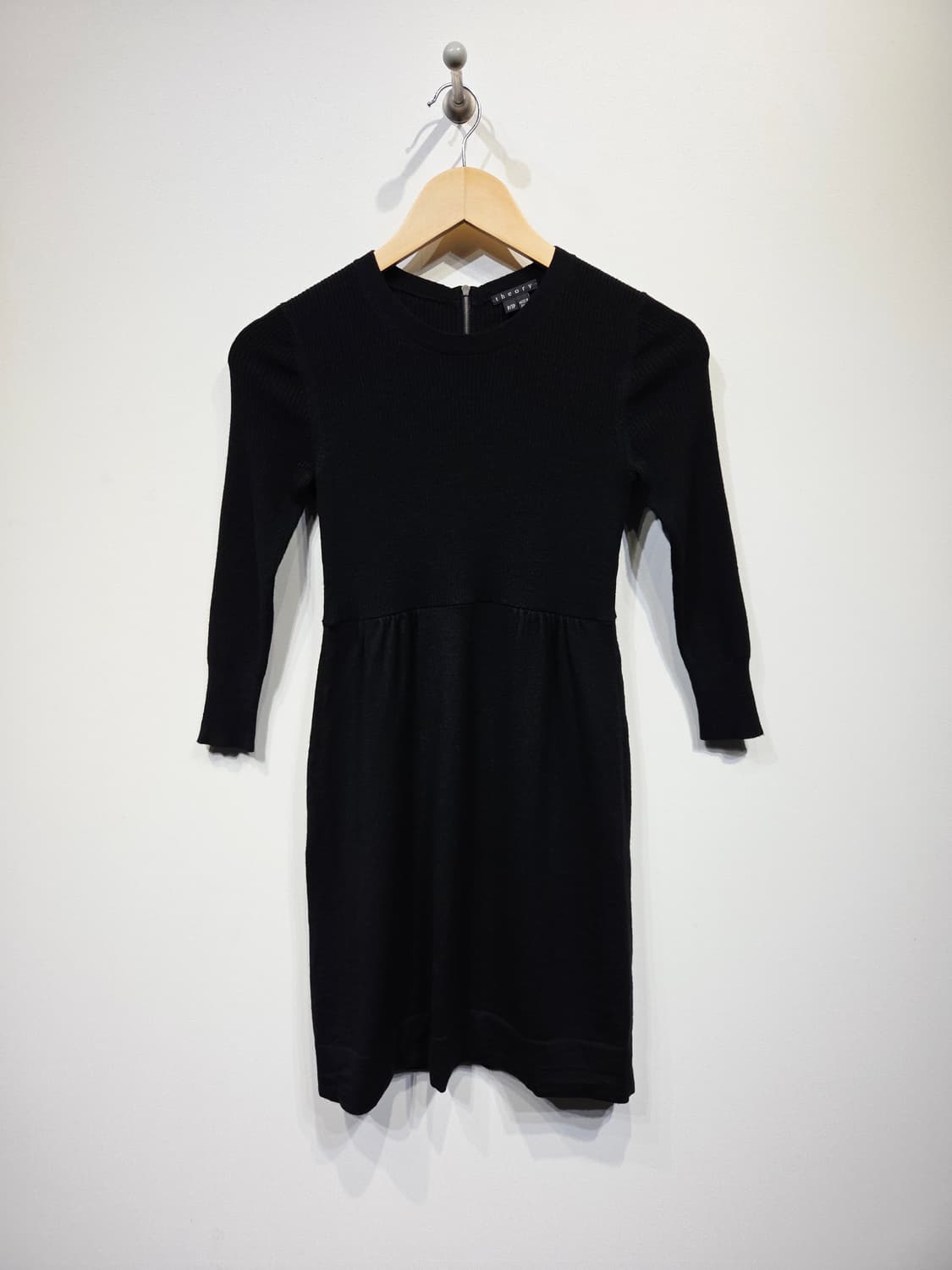 띠어리(Theory) HANNYI 블랙 울 혼방 지퍼 원피스 상품이미지2