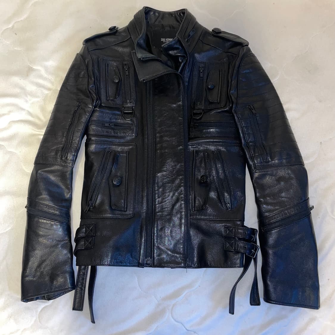 206 homme 8포켓 레더 자켓 상품이미지1