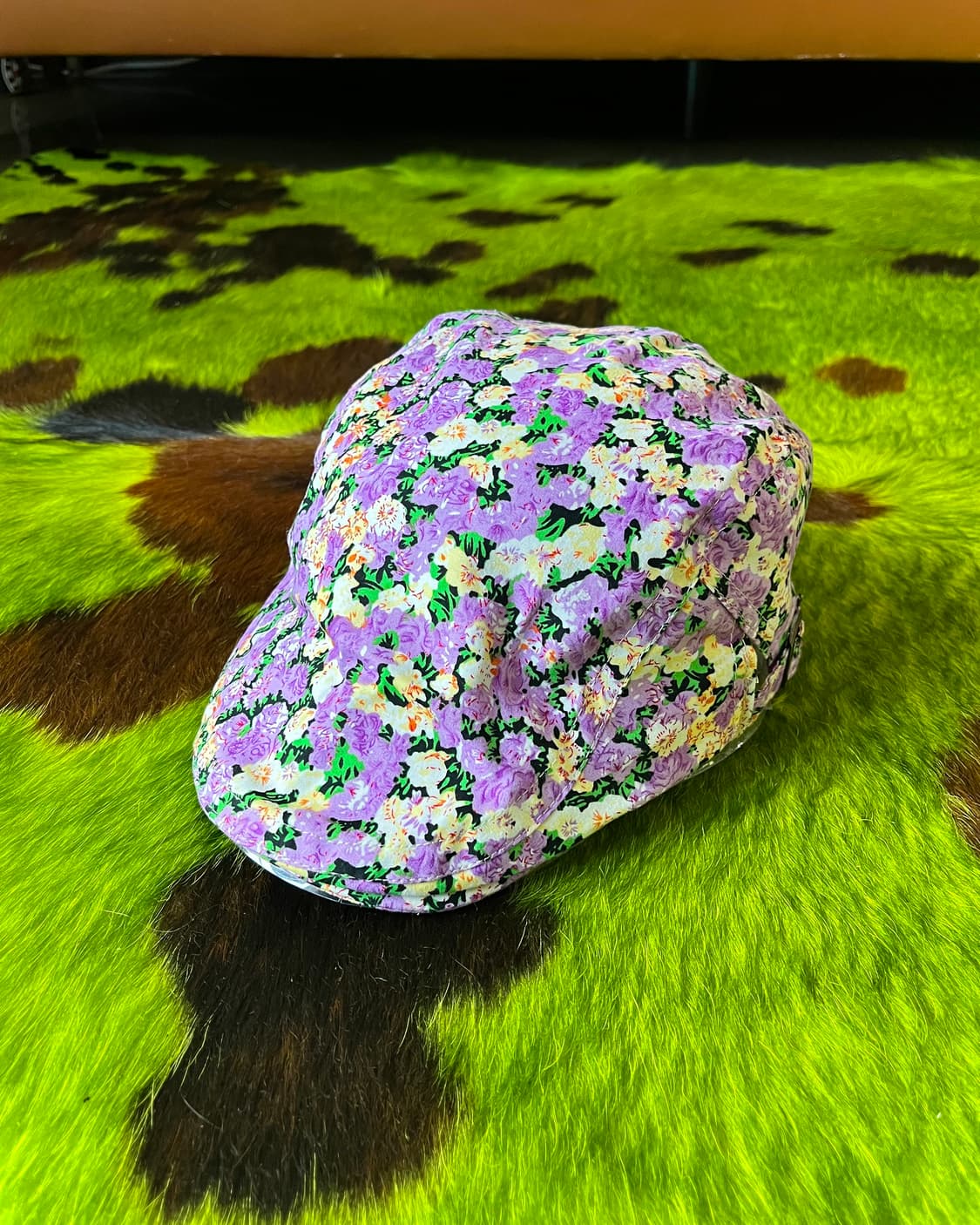 Jpn Vintage Floral Pattern Hunting Cap 상품이미지3