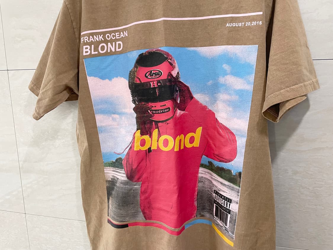 프랭크 오션 Blond 티셔츠, 밴드 티셔츠 / L(100) 상품이미지3