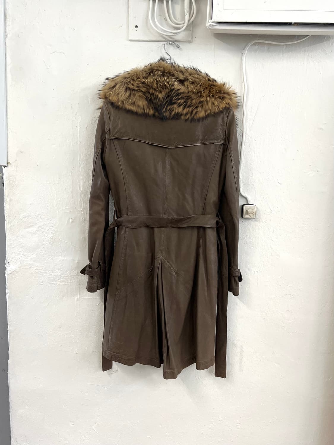 조르지오 브라토 폭스퍼 램스킨 레더 코트 상품이미지8